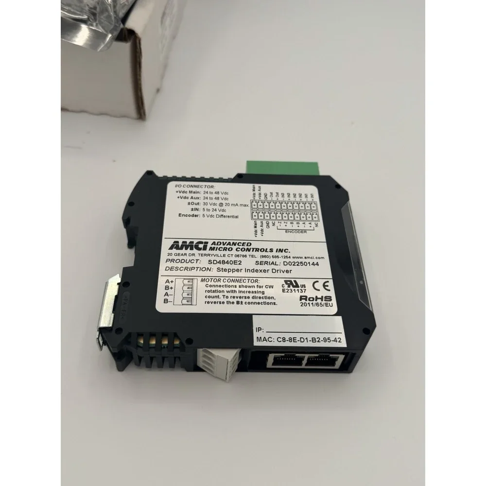 AMCI SD4840E2 Ethernet Integrated Stepper Drive - Open Box Read description!!!